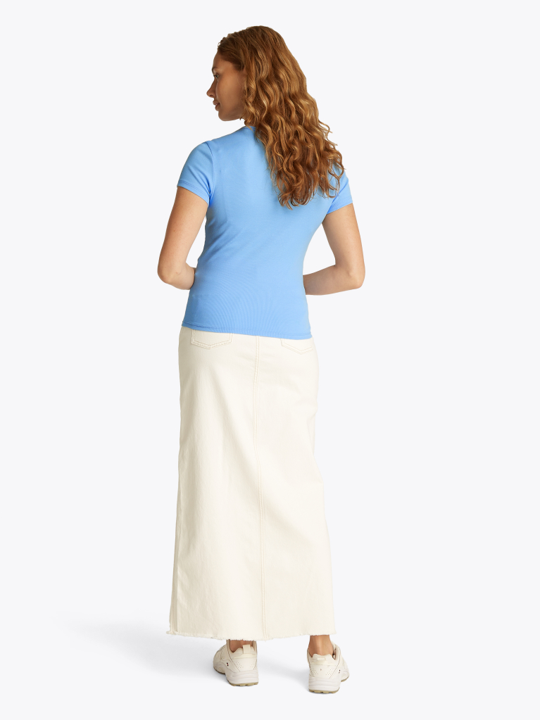 Blue Tricou Slim Essential  Femei
