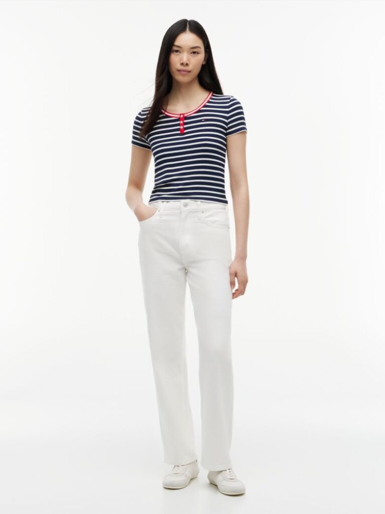 Multi Tricou Henley Slim Fit  Femei