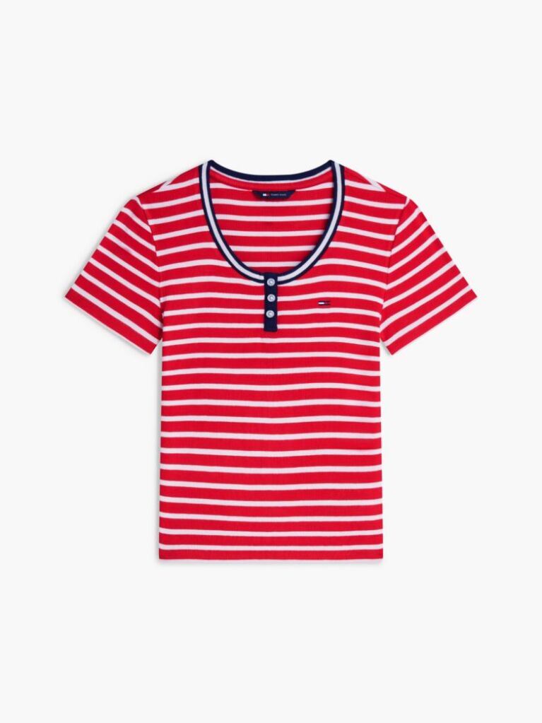Multi Tricou Henley Slim Fit  Femei