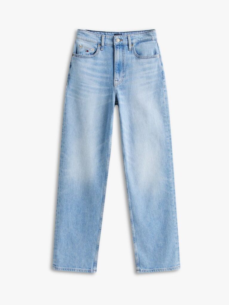 Denim Blugi Inalti Cu Croiala Straight Si Slim  Femei