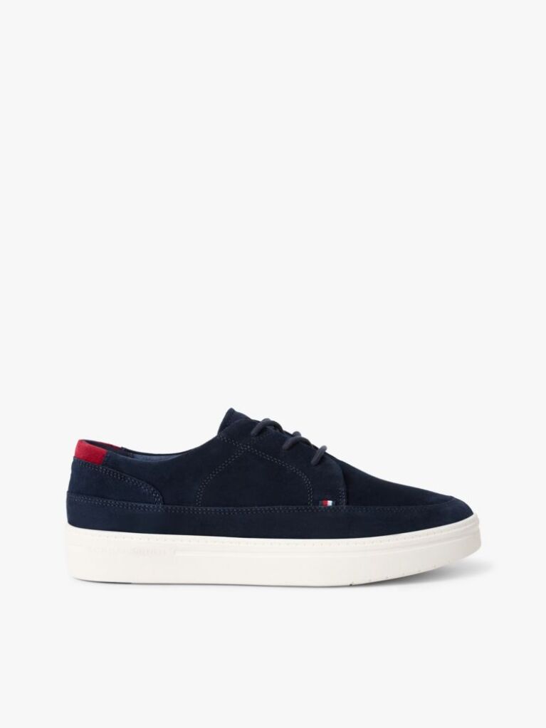 Blue Pantofi Hibrizi Usori Din Piele Suede Cu Talpa Cupsole  Barbati