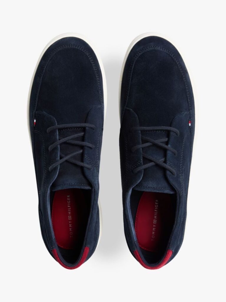 Blue Pantofi Hibrizi Usori Din Piele Suede Cu Talpa Cupsole  Barbati