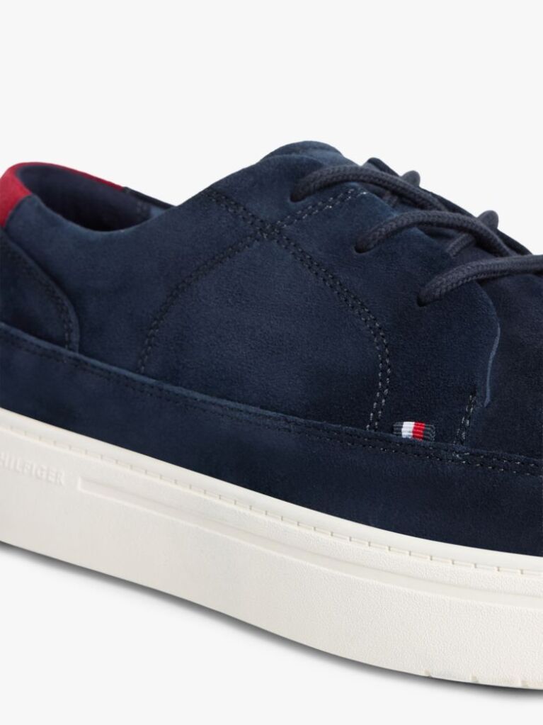 Blue Pantofi Hibrizi Usori Din Piele Suede Cu Talpa Cupsole  Barbati