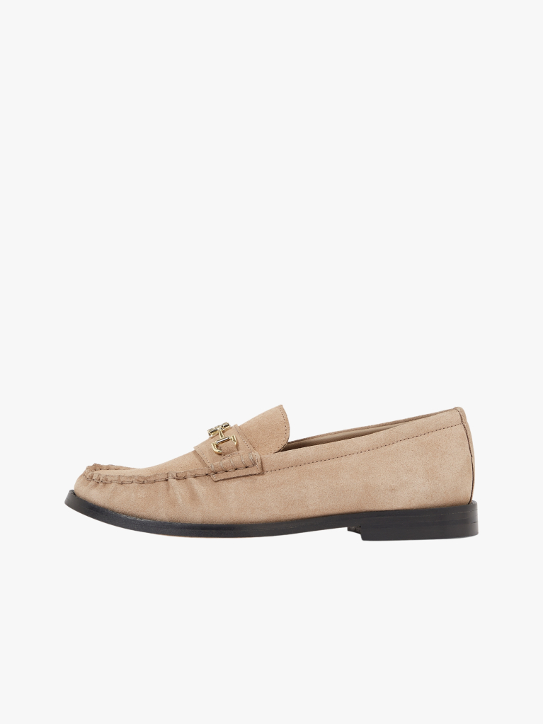 Roz Loaferis Din Piele Intoarsa Cu Detaliu Horsebit  Femei