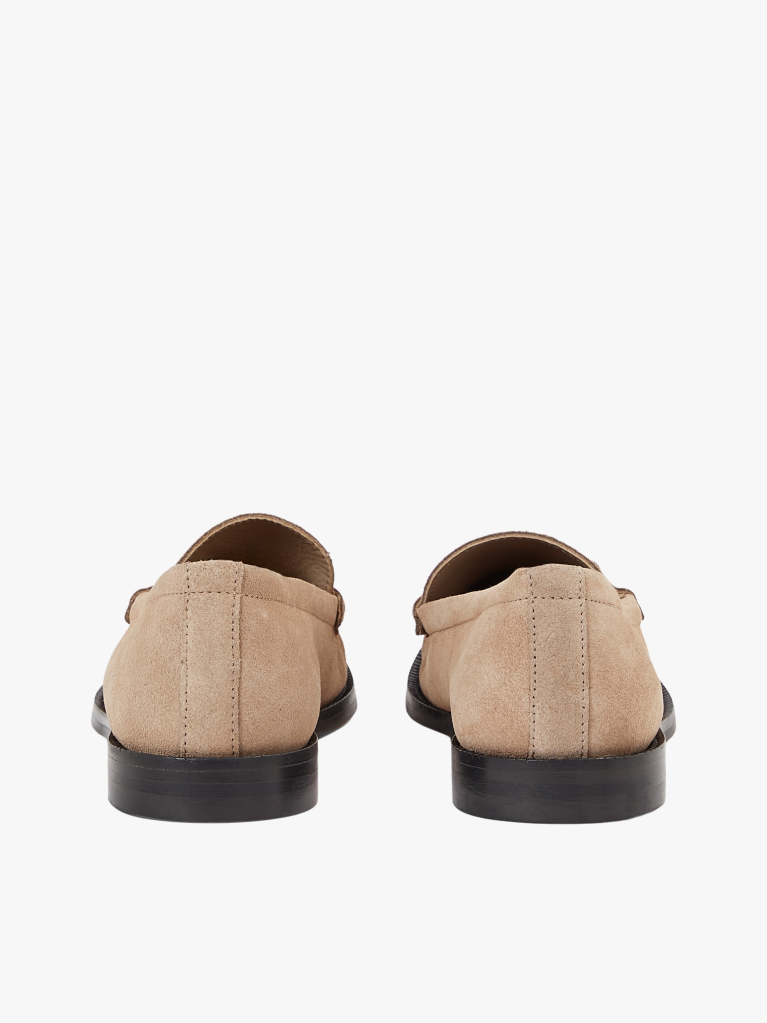 Roz Loaferis Din Piele Intoarsa Cu Detaliu Horsebit  Femei
