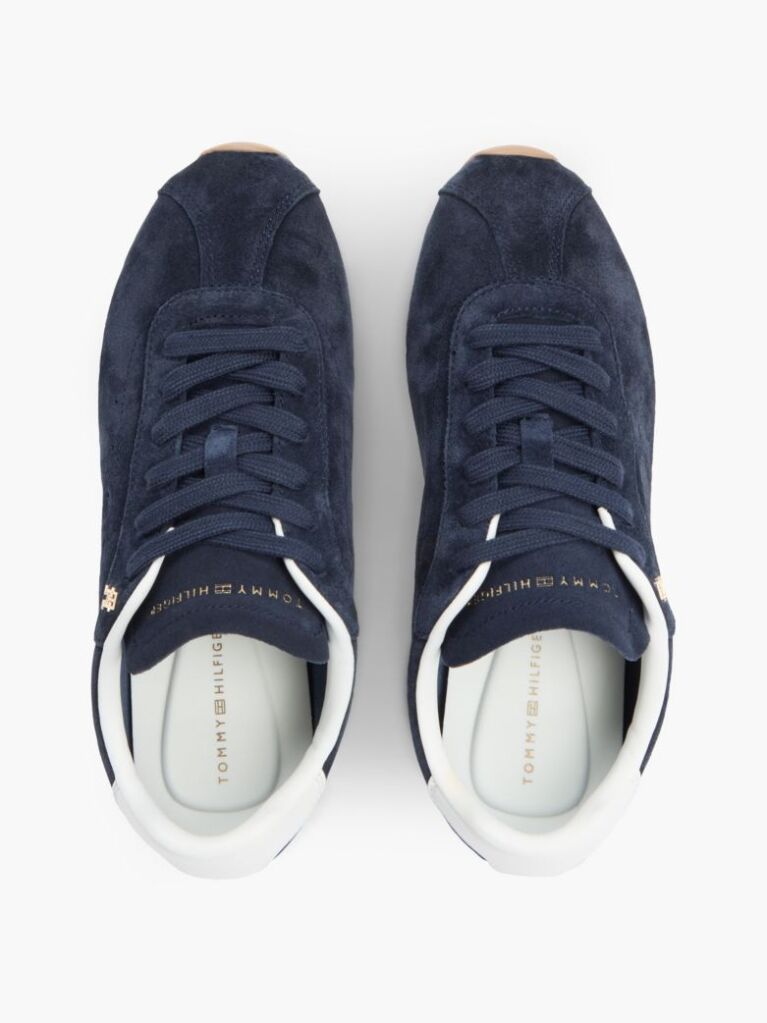 Blue Adidasi Din Piele Suede Cu Monograma TH Low Profile  Femei