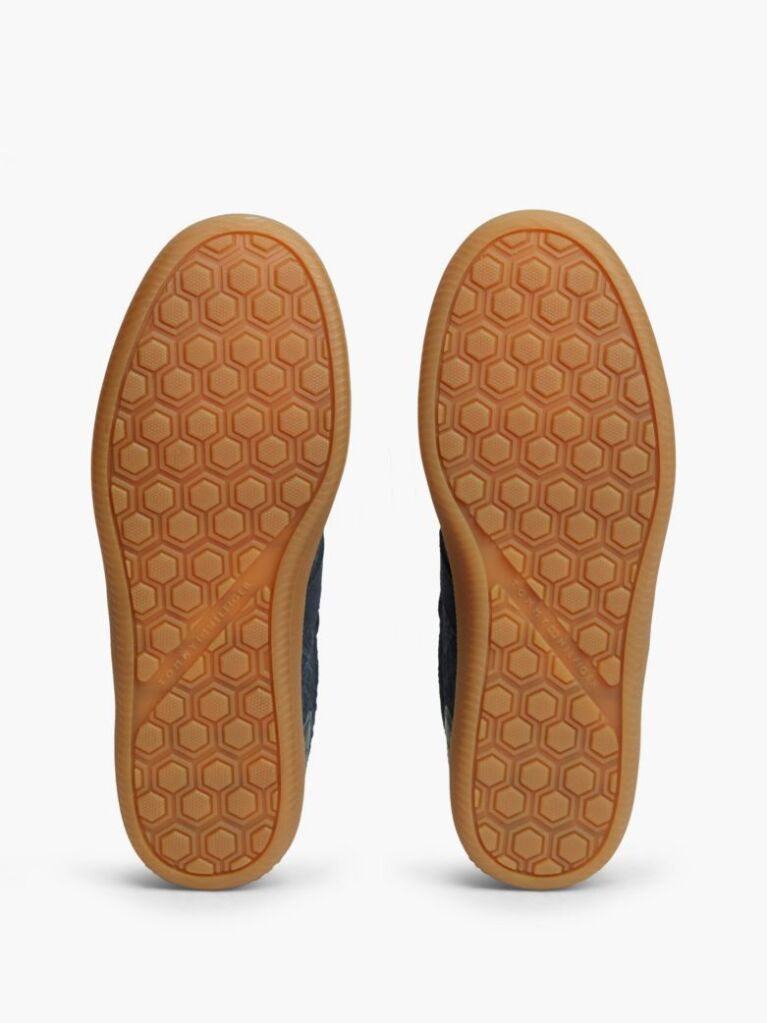 Blue Adidasi Din Piele Cu Monograma TH  Femei
