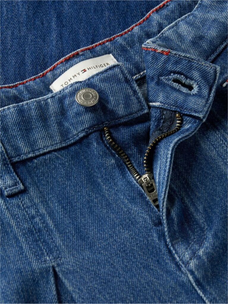 Blue Fusta Din Denim Plisata  Fete