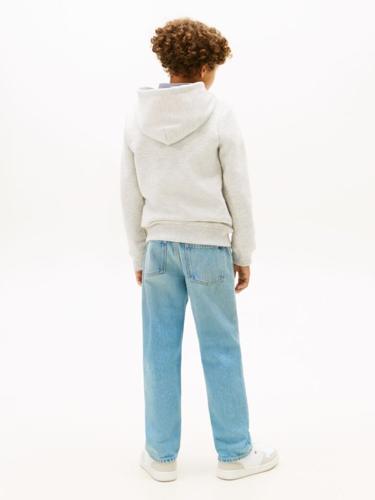Gri Hanorac Din Terry Heritage Cu Steag  Copii unisex