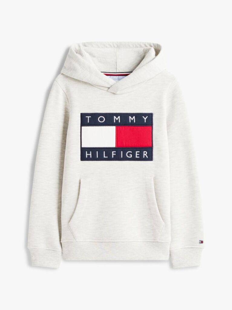 Gri Hanorac Din Terry Heritage Cu Steag  Copii unisex
