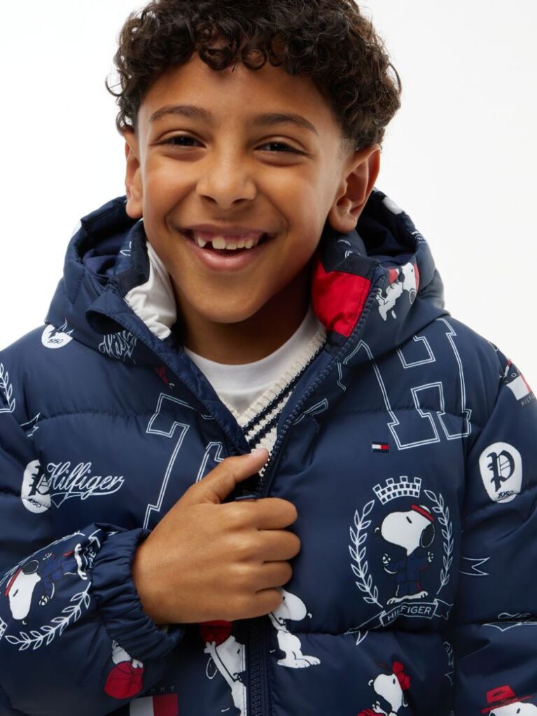 Multi Peanuts® Geaca Cu Gluga Si Croiala Lejera   Copii unisex