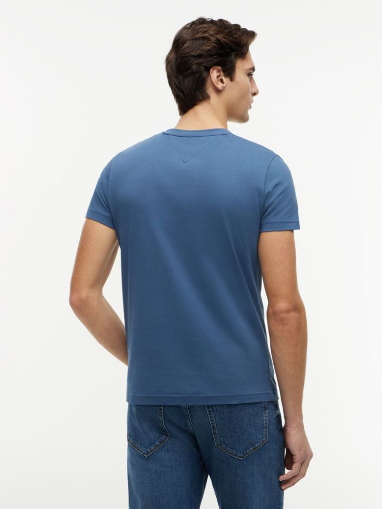 Blue Tricou Slim Fit Cu Logo  Barbati