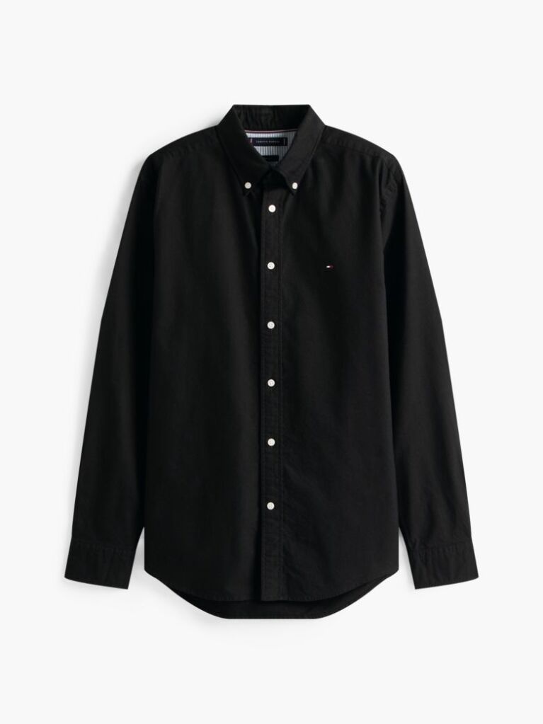 Negru Camasa Oxford Regular Fit Heritage  Barbati