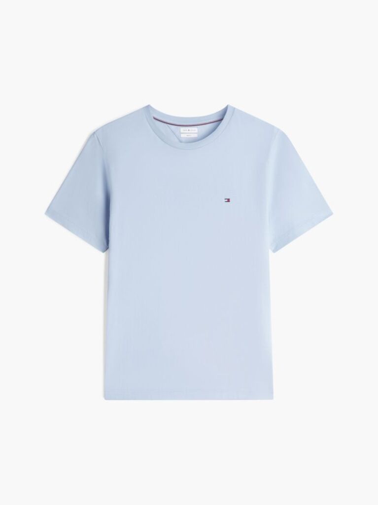 Blue Flag Embroidery T-Shirt  Men