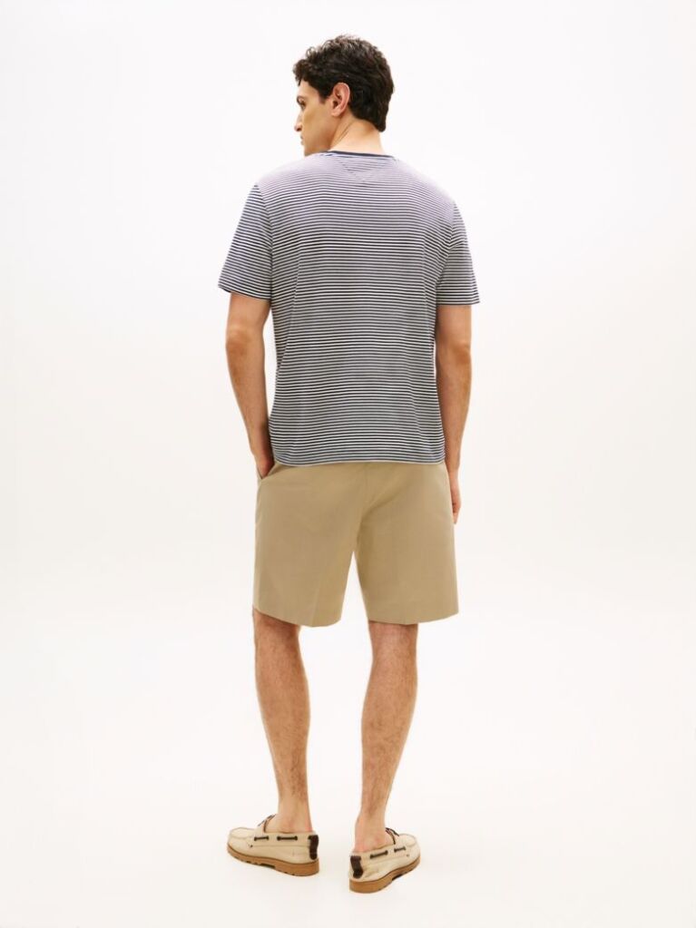 Multi Tricou Cu Guler Rotund Regular Si Dungi  Barbati
