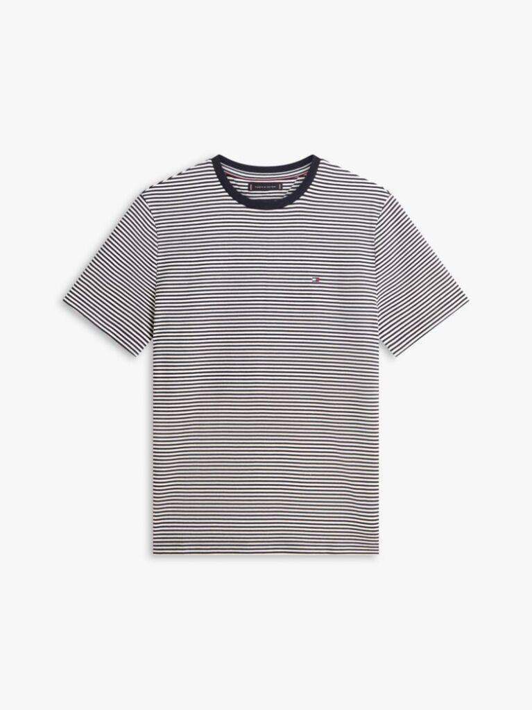 Multi Tricou Cu Guler Rotund Regular Si Dungi  Barbati