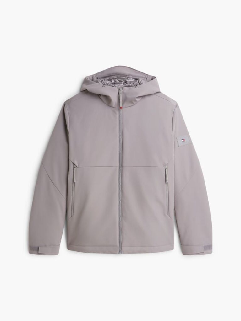 Grey Performance Tech Water Repellent Padded Jacket  Men
