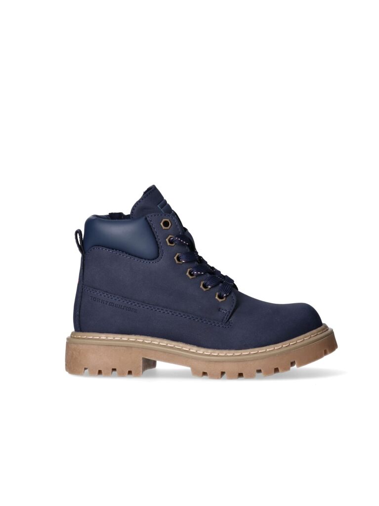 Blue Cizme Cu Detalii Pana La Glezna  Copii unisex