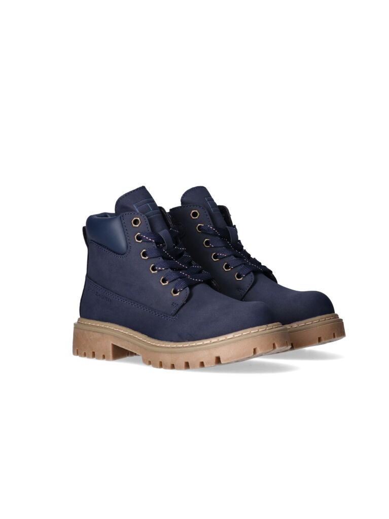 Blue Cizme Cu Detalii Pana La Glezna  Copii unisex