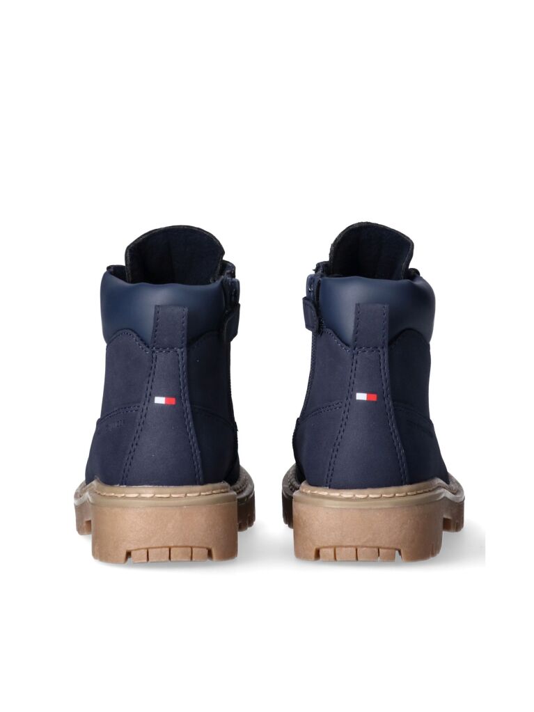 Blue Cizme Cu Detalii Pana La Glezna  Copii unisex