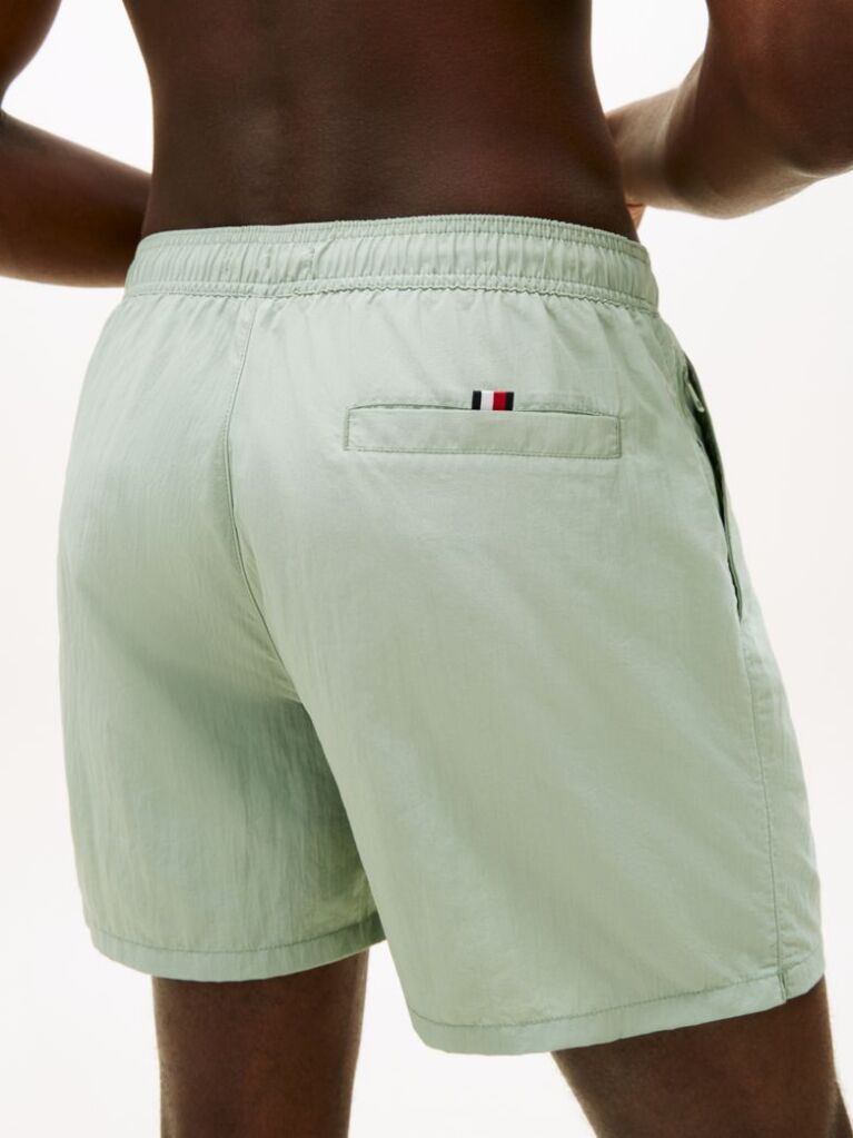 Verde Pantaloni Scurti De Plaja Cu Lungime Medie Cu Logo Original  Barbati