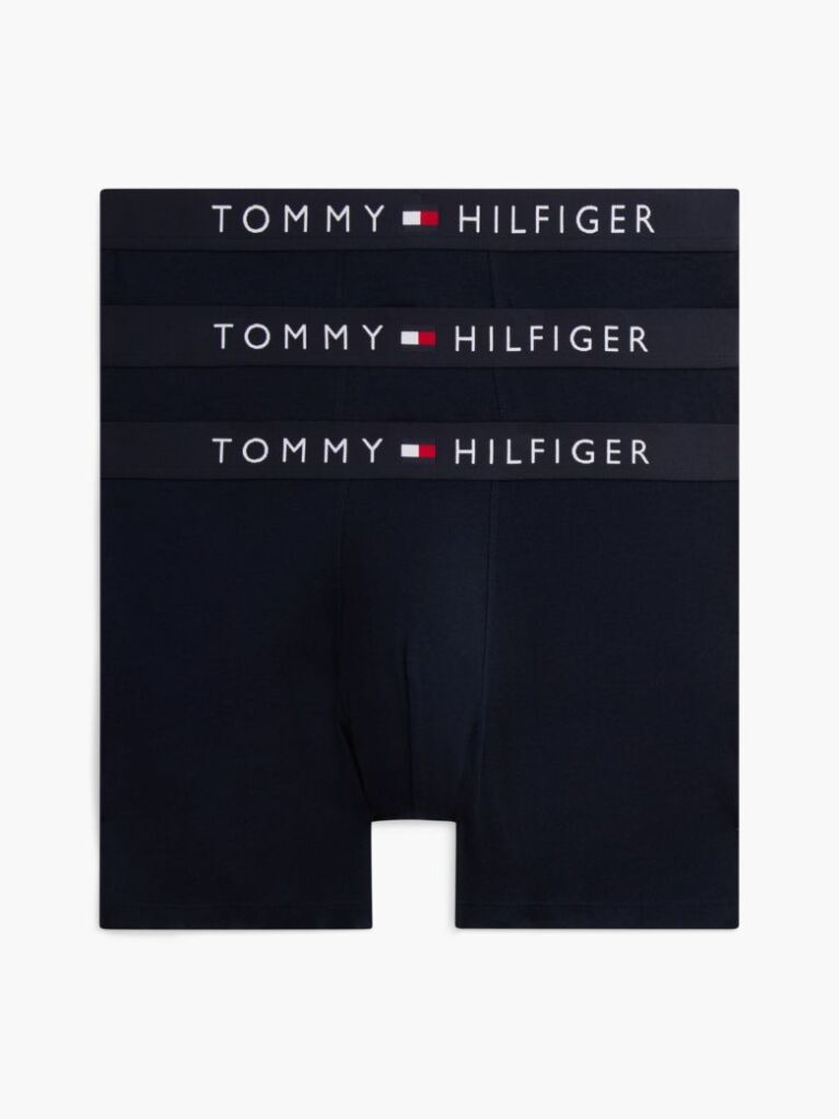 Blue 3-Pack TH Original Logo Boxer Briefs  Men
