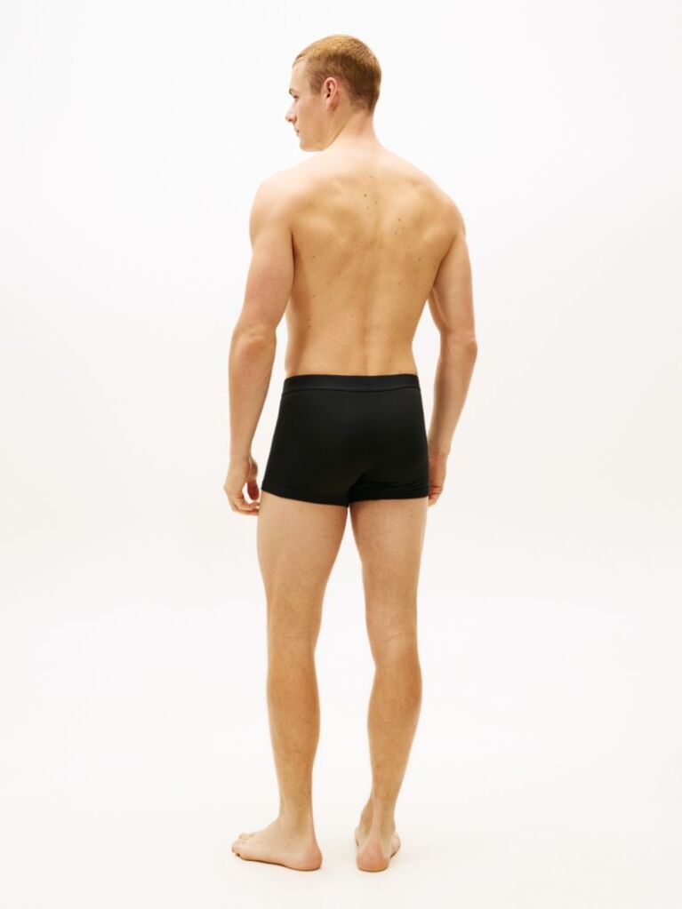 Negru 3-Pack TH Original Trunks Cu Logo Pe Talie  Barbati