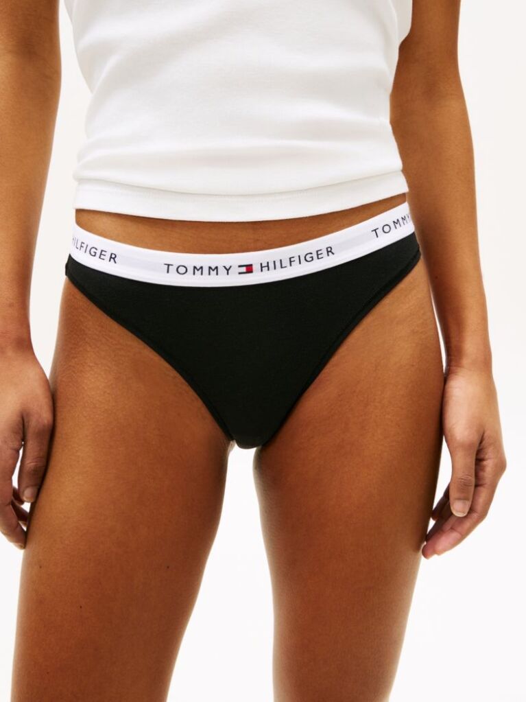 Multi Set De 3 Slipuri Esentiale Cu Logo Repetat Pe Talie  Femei