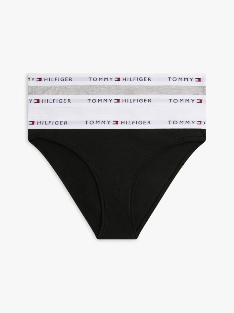 Multi Set De 3 Slipuri Esentiale Cu Logo Repetat Pe Talie  Femei