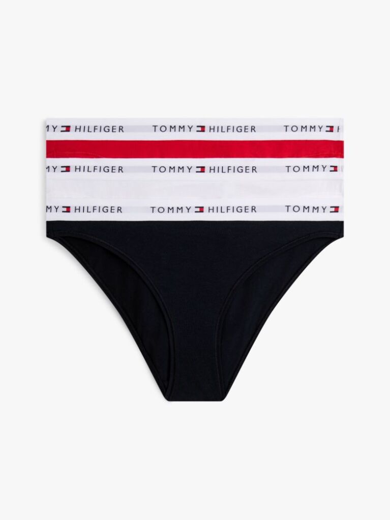Multi Set De 3 Slipuri Esentiale Cu Logo Repetat Pe Talie  Femei