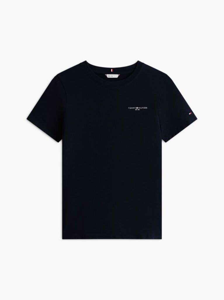 Blue Tricou Signature Cu Logo 1985 Collection   Femei