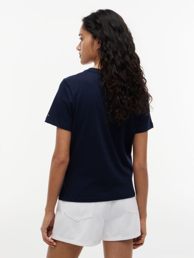 Blue Logo Crew Neck T-Shirt  Women