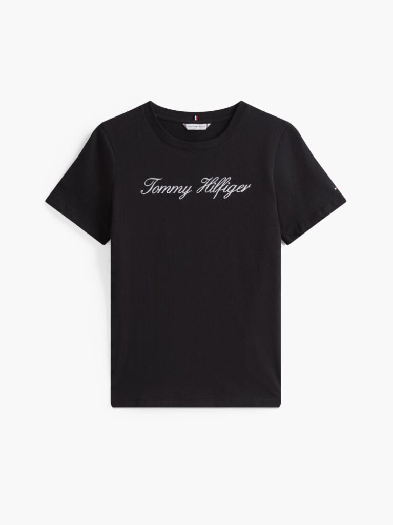 Black Regular Crew Neck T-Shirt  Women