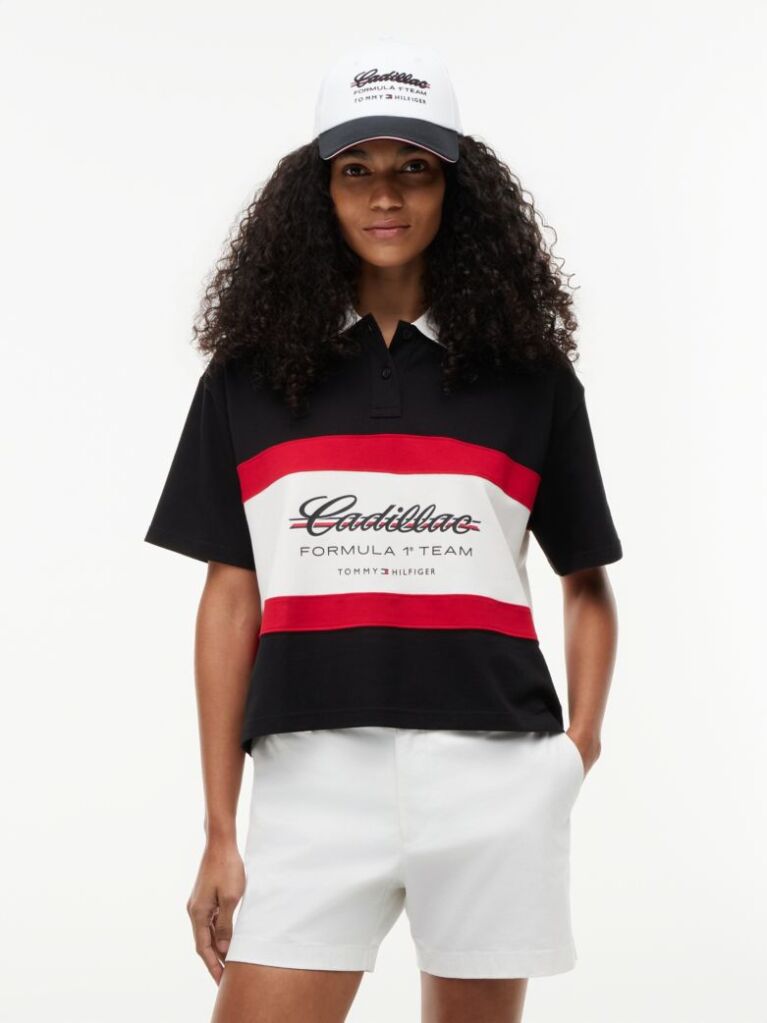 Negru TH x Cadillac Formula 1® Team Polo Shirt  Femei