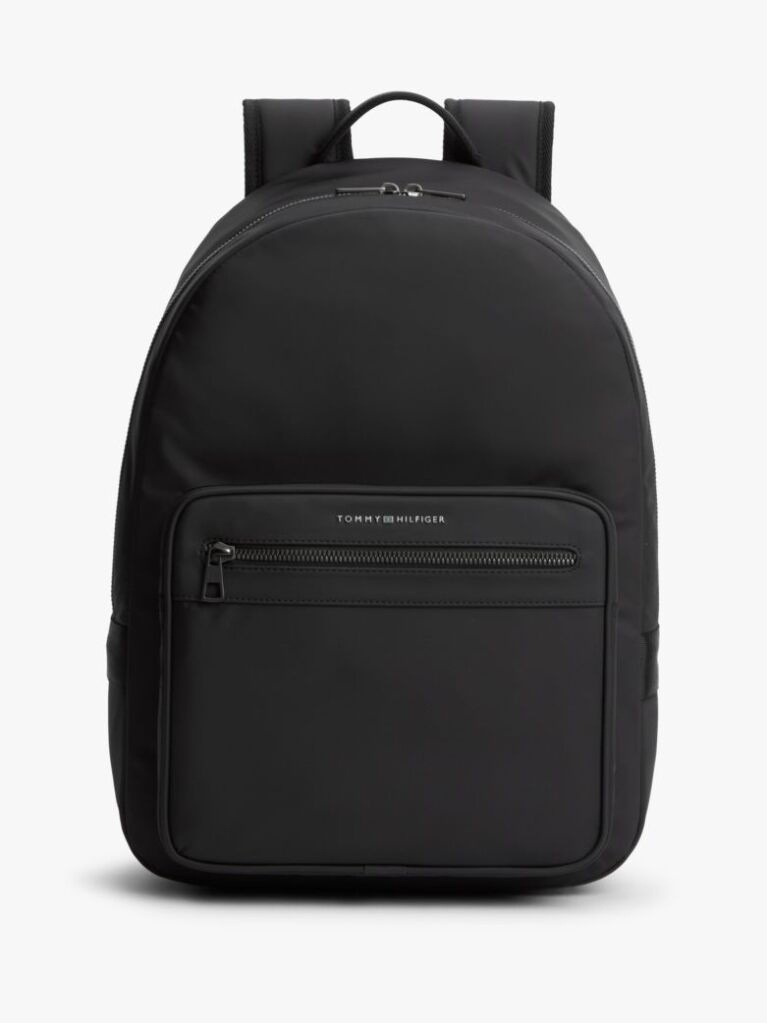 Negru Geanta Reporter Cu Curea Crossbody Si Steag Hilfiger  Barbati