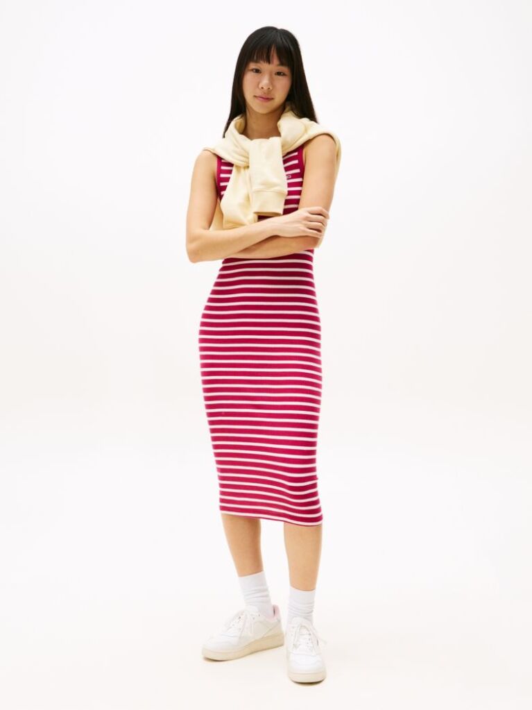 Multi Rochie Midi Slim Bodycon Cu Textura Teasa  Femei