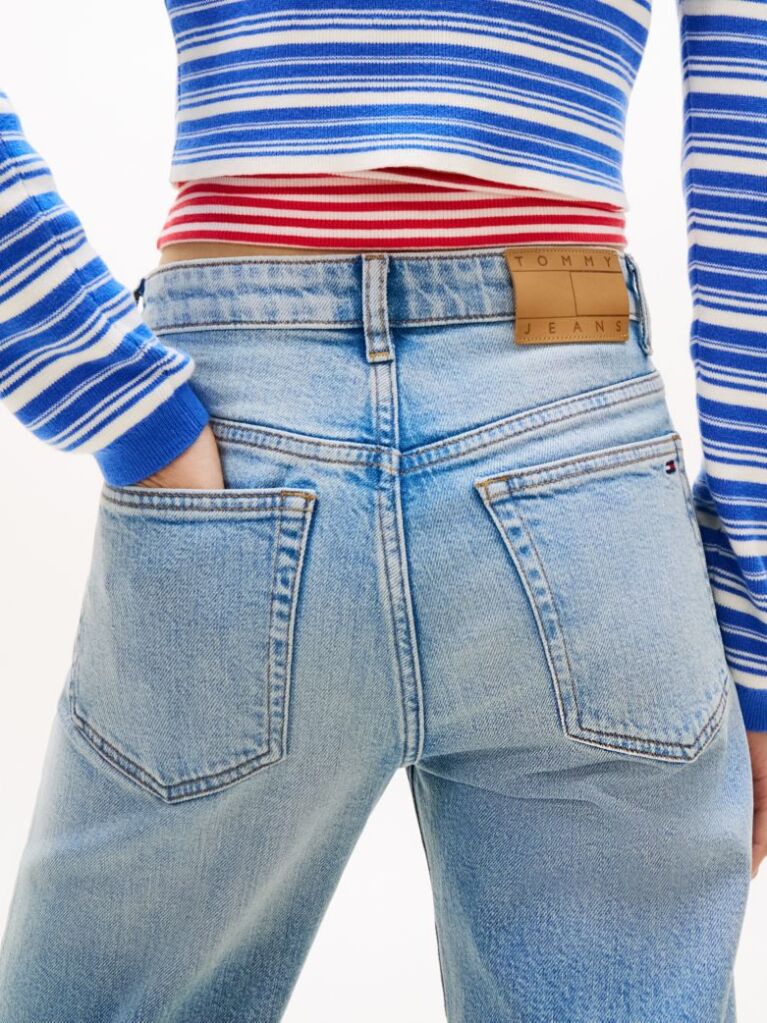 Denim Blugi Slim Cu Talie Medie Si Croi Drept  Femei