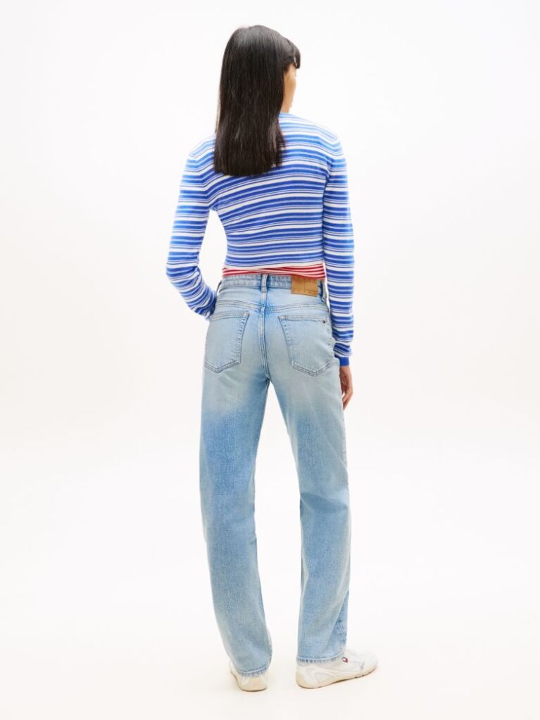 Denim Blugi Slim Cu Talie Medie Si Croi Drept  Femei
