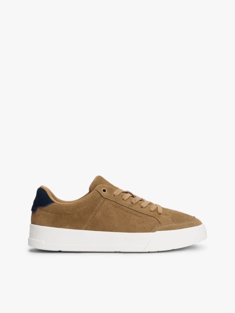 Maro Sneakers Din Piele Intoarsa Cu Talpa Groasa  Barbati