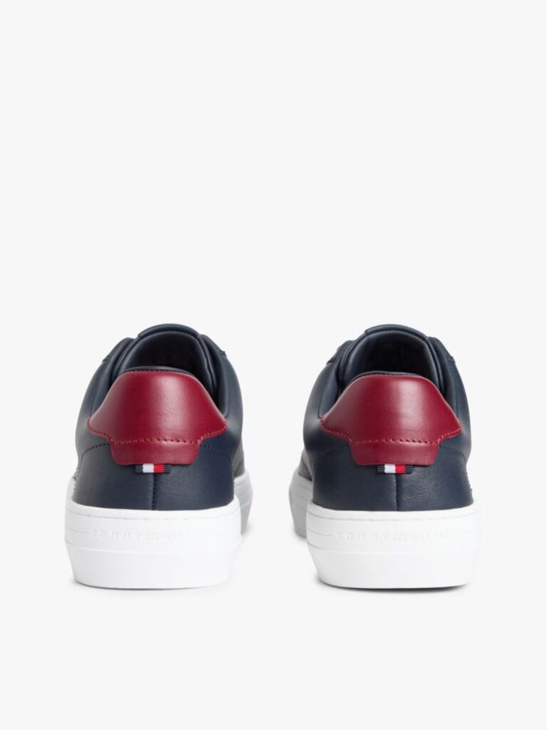 Blue Sneakers Cu Talpa Din Piele  Barbati