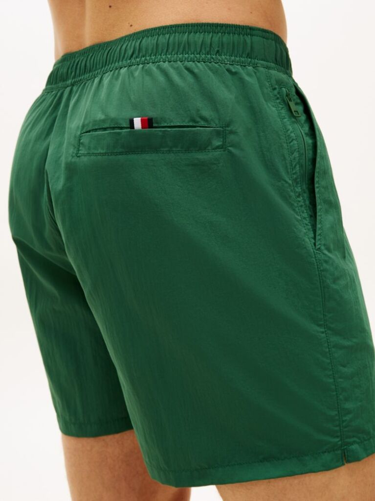 Verde Pantaloni Scurti De Plaja Cu Lungime Medie Cu Logo Original  Barbati