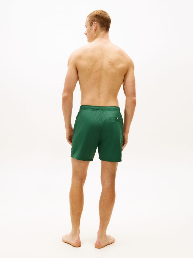 Verde Pantaloni Scurti De Plaja Cu Lungime Medie Cu Logo Original  Barbati