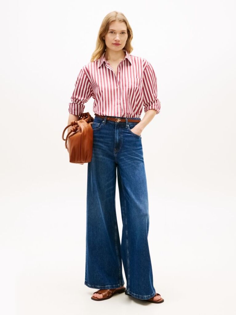 Multi Camasa Oversized Din Poplin  Femei