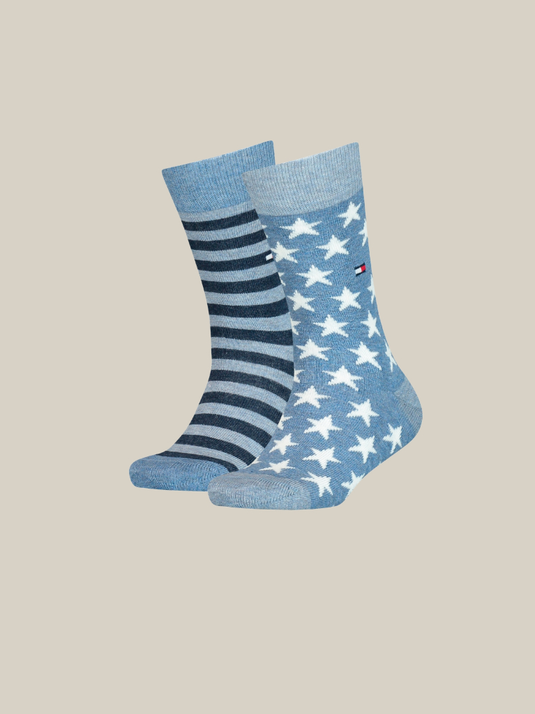 Multi TH Kids Sock 2-Pack Stars And Stripes  Kids Unisex