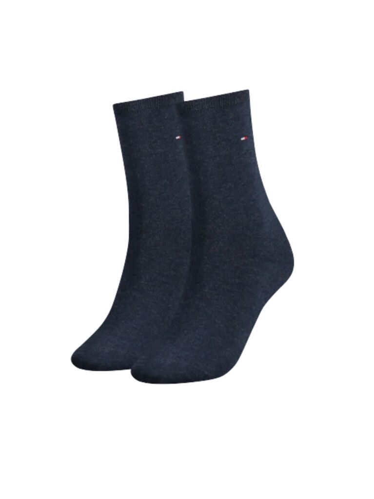 Blue 2-Pack Stretch Cotton Blend Women Socks  Women