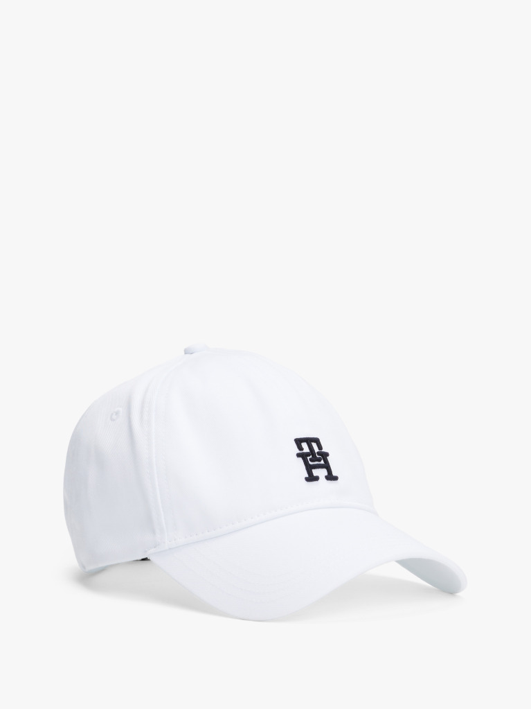 Alb Sapca De Baseball Cu Monograma Th Si Contrast  Barbati