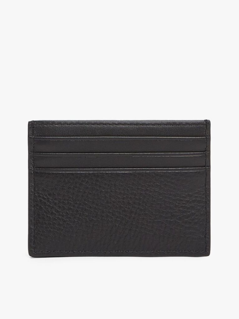 Negru Corporate Corporate Portofel Din Piele Pentru Carduri Cu Logo Cu Logo  Barbati