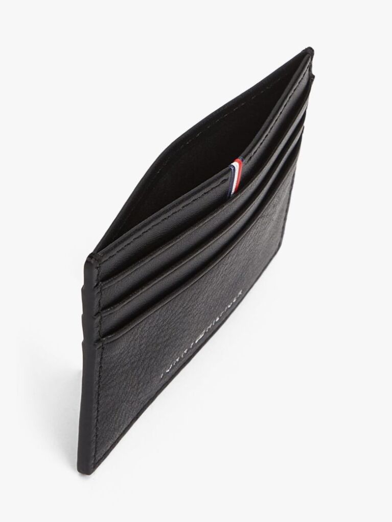 Negru Corporate Corporate Portofel Din Piele Pentru Carduri Cu Logo Cu Logo  Barbati