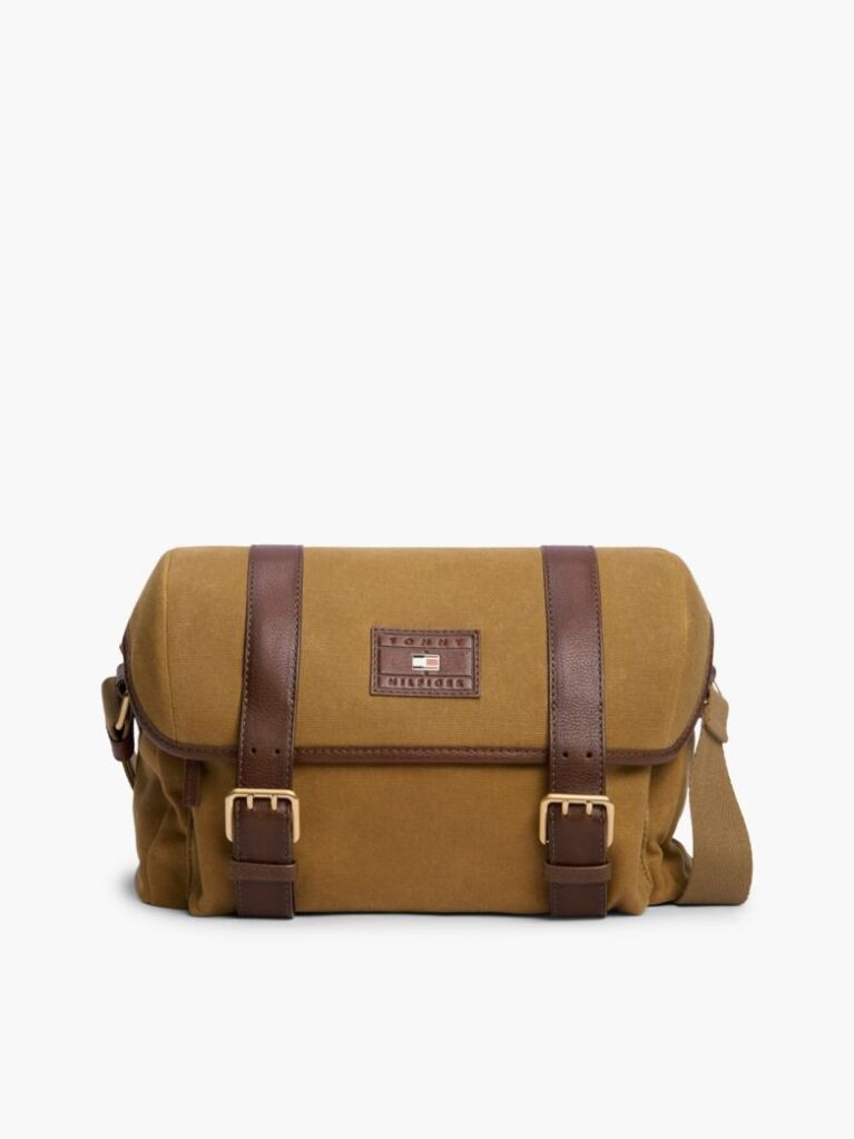 Maro Geanta Messenger Crossbody Cu Clapa  Barbati