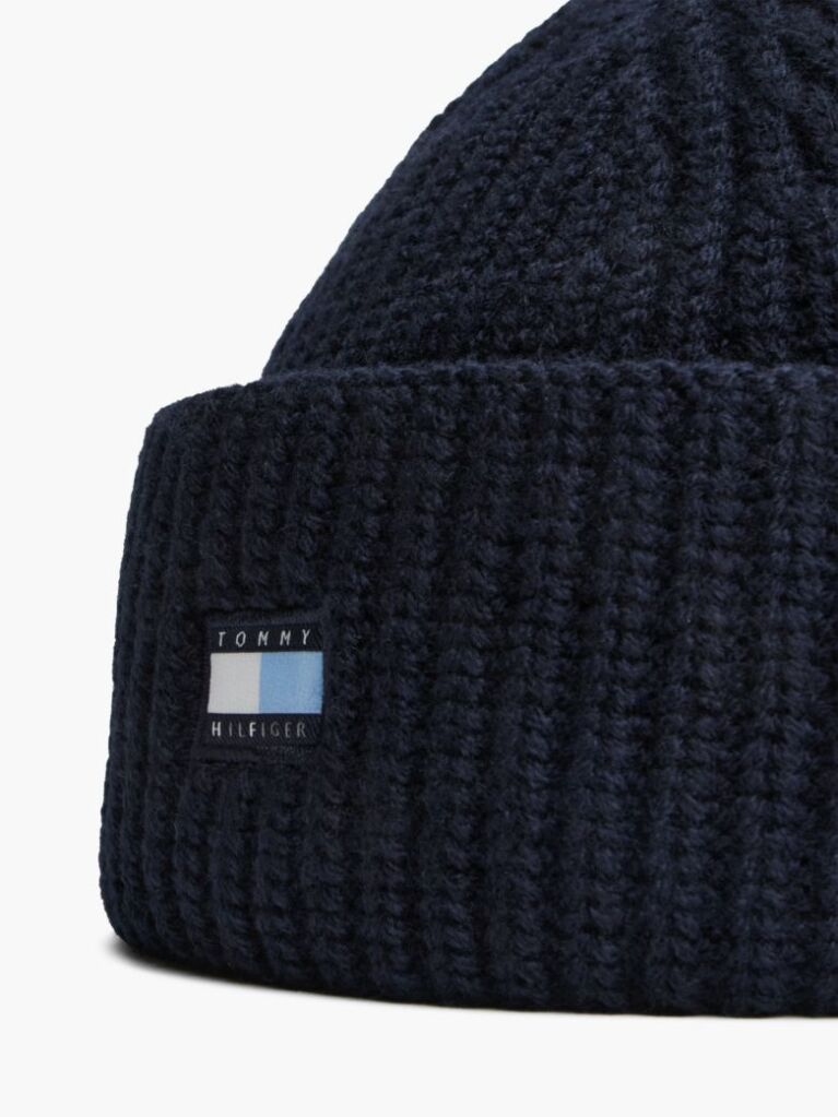 Blue Tommy Hilfiger x FRGMT Caciula Scurta Din Lana Pura  Unisex
